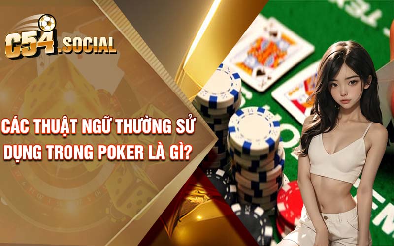 Các thuật ngữ thường sử dụng trong poker là gì?